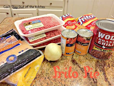 Frito Pie Cant Stay Out Of The Kitchen