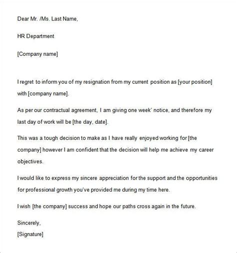 If you wish to leave the company before your notice period expires, you may have i am writing this letter of resignation to formally notify you of my decision to resign from the post of <your designation> with <company name>. Sample Resignation Letter With 1 Month Notice Period