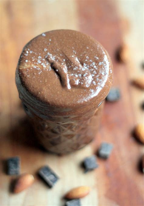 Homemade Salted Dark Chocolate Almond Butter Ambitious Kitchen