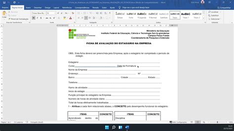 Avaliação Estagiário Pelo Supervisor Pronto