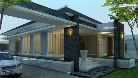 rumah minimalis modern semi resort  pekanbaru riau