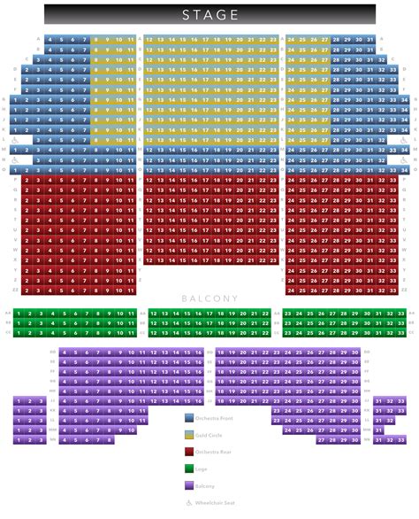 Riviera Theatre Chicago Seat Map