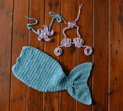 Mermaid Crochet Baby Mermaid Newborn Crochet Mermaid Outfit Newborn