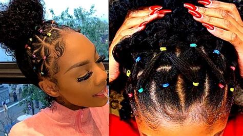 rubber band method hairstyles edges for natural hair 2019 natural hair styles easy natural
