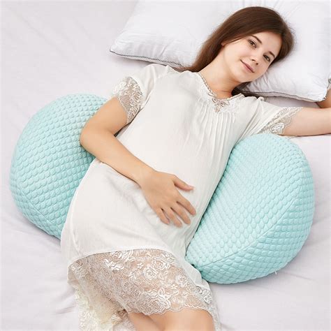 Soft Portable Pregnancy Pillow For Side Sleeping Maternity Pillow Back