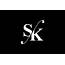 SK Monogram Logo Design By Vectorseller  TheHungryJPEGcom