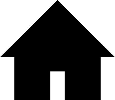 House Black Building Shape Svg Png Icon Free Download 67126
