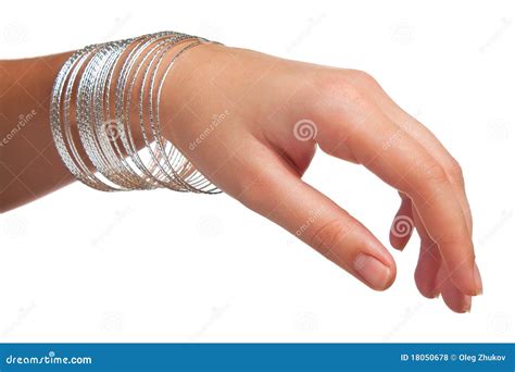 Female Hand With Jewelry Stock Photo Image Of Glamor 18050678