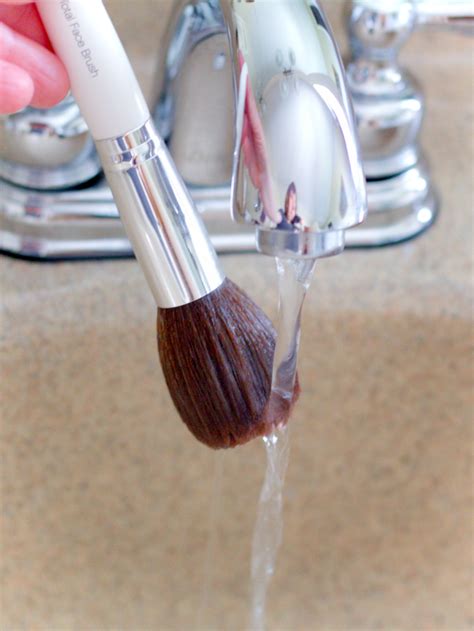 how to clean your makeup brushes dressed in faith