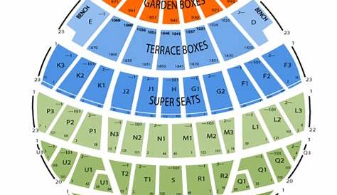 hollywood bowl seating chart view from my seat