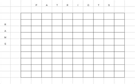 Search Results For Printable Blank Super Bowl Squares
