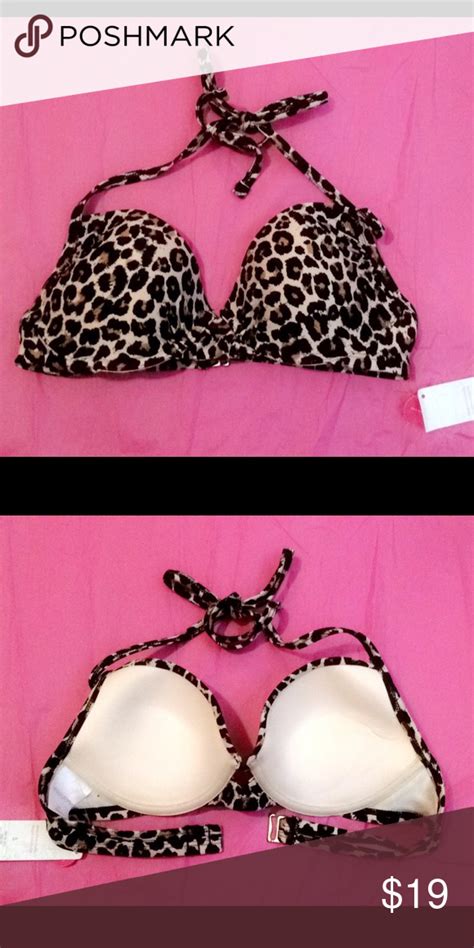 👙☀️ Sold Cheetah Xhilaration Top Bikini Tops Xhilaration Bikinis