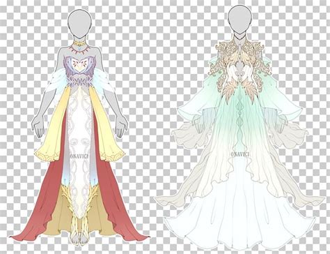 Anime Ball Gown Sketch Polish Your Personal Project Or Design With