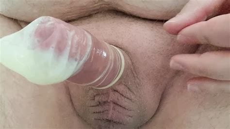 First Cumshot After One Week Fill The Condom Xhamster