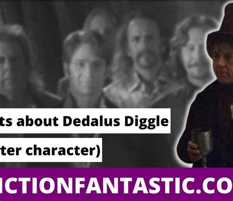 Odd Facts About Dedalus Diggle Harry Potter Character Fiction Fantastic