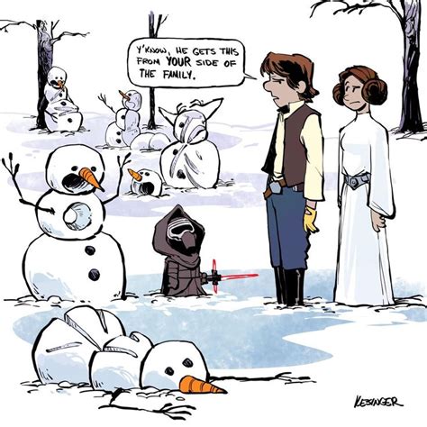 Star Wars And Calvin And Hobbes Is The Perfect Combination In These Fantastic Cartoons