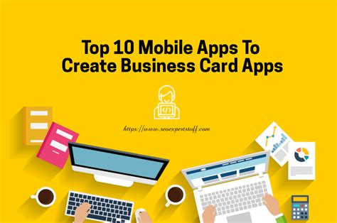 Promote your business and boost sales by sending your digital business card. Create Own Business Card Apps With Top 10 Mobile Apps