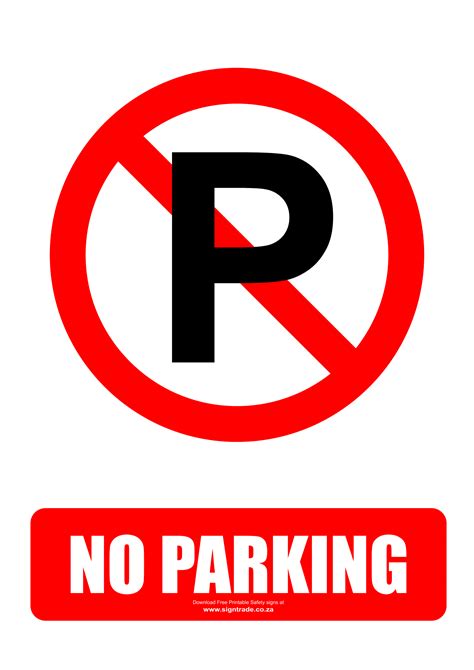 ✓mounting hole templates of parking signs. Parking Signs | Poster Template