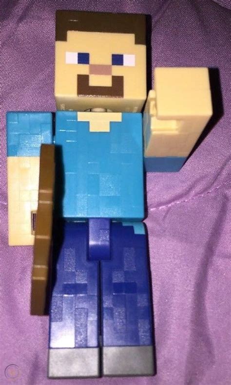 Minecraft Steve With Wooden Pickaxe 5 Figure Toy 1950027114