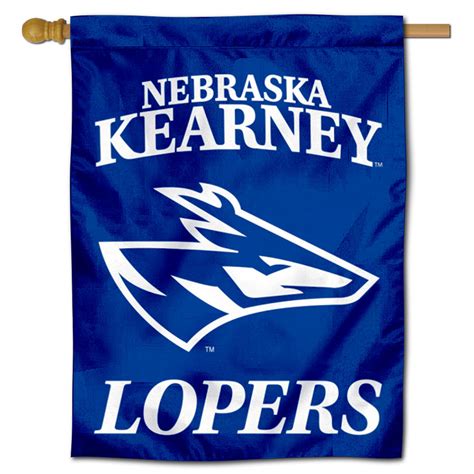 Nebraska Kearney Lopers Double Sided House Flag State Street Products