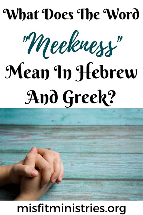 Meek Definition In Hebrew Sdrefini