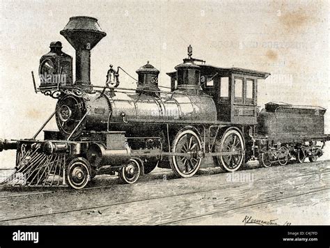 Drawing Of Steam Locomotive Hi Res Stock Photography And Images Alamy