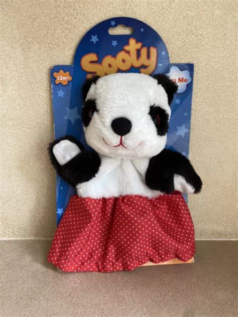 Sooty And Sweep Show Sue Soo Panda Soft Toy Golden Bear Hand Puppet New