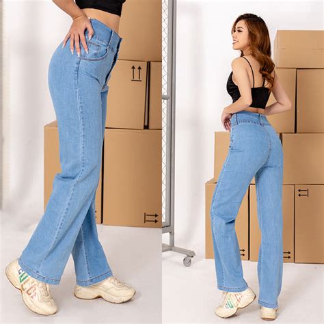 Wholesale Fasion Jean No Back Pockets Clean Back Fashion Jeans