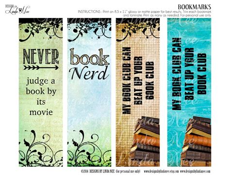 popular items for book with bookmark on etsy printable books bookmarks printable books