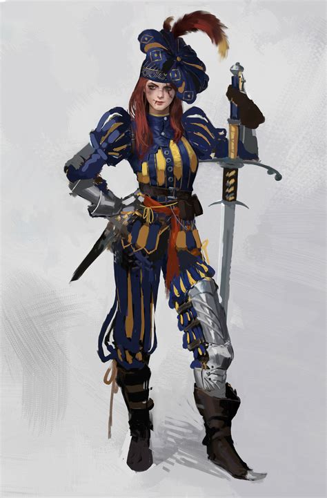 ArtStation Landsknecht Seungyoon Lee Warhammer Fantasy Roleplay Fantasy Character Design