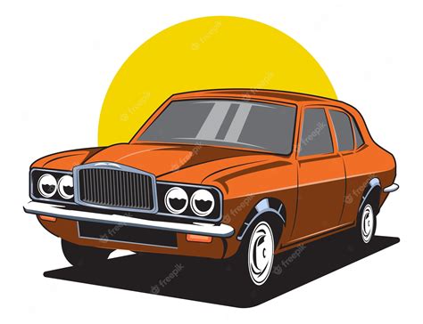 Premium Vector Classic Car Vector Illustration Design Graphicxa