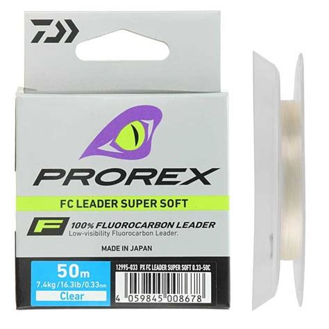 Daiwa Prorex FC Leader Super Soft 50 Mt Clear