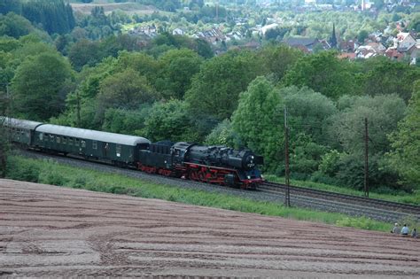 German Class 50 One Of The Last Steam Locos To Drive Up The Spessart