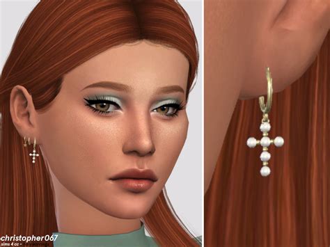 The Sims Resource Holy Earrings Christopher067