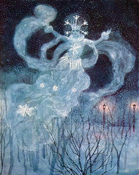 Illustration As It Used To Be Vintage Illustration Snow Queen