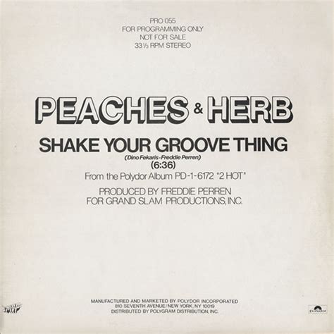 Peaches And Herb Shake Your Groove Thing 1978 Vinyl Discogs