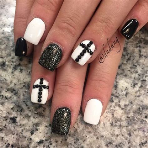 80 Black And White Nail Designs Styletic