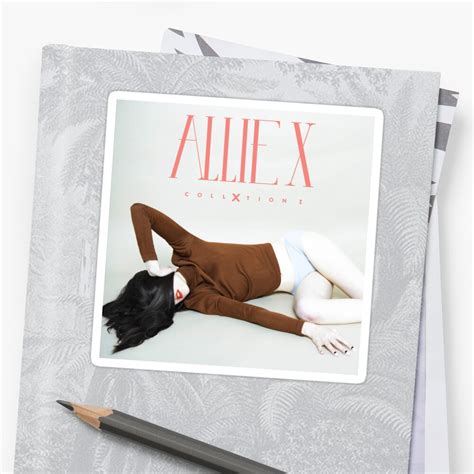 verse 1 i believe, i believe in the things you do and i wanna believe you believe that too all the noise in my ear that i hear about you pray it can't, pray it don't, pray it won't come true. "Allie X 'Collxtion I' Album Cover" Sticker by ...