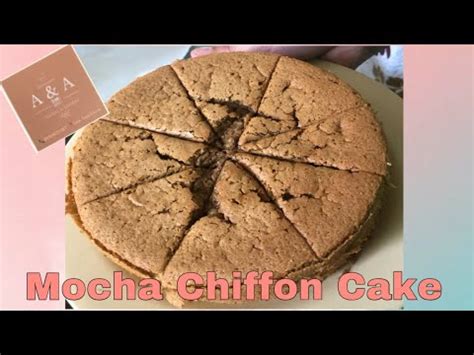 Mocha Chiffon Cake YouTube