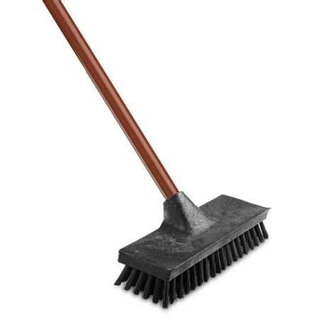 Libman Floor Scrub Brush With Steel Handle And Scraper 13 In Recycled