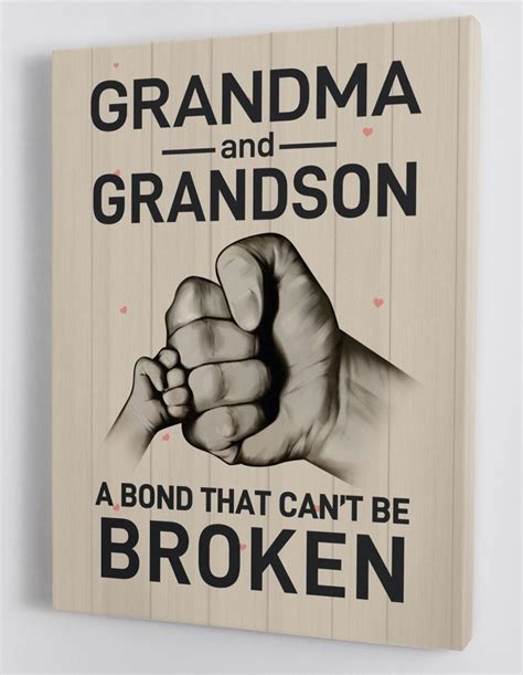 to my grandson from grandma framed canvas t gms034 grandson quotes grandma quotes