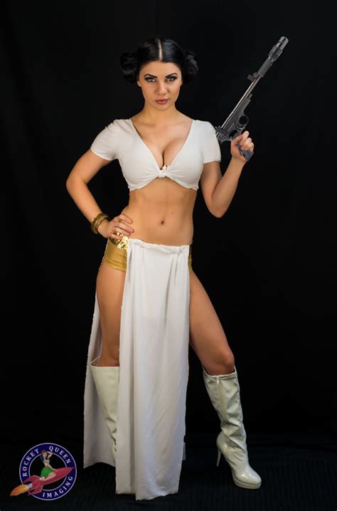 Rose As A Sexy Princess Leia By Rocketqueenimaging On Deviantart