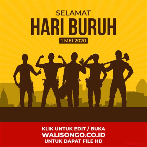 Sebenarnya, bagaimana sejarah hari buruh internasional? Poster Hari Buruh Keren! Background Ucapan Selamat Hari Buruh