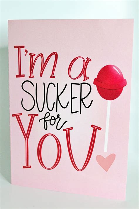 Im A Sucker For You Card Etsy