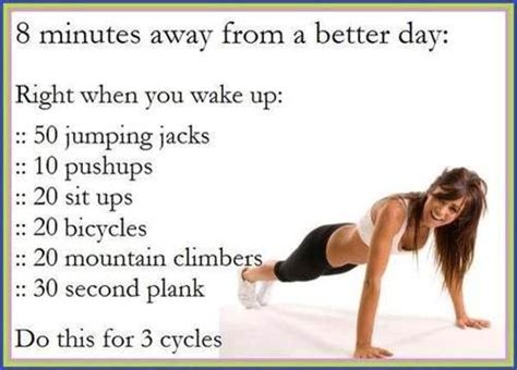 An All Round Morning Workout To Keep You Fit And Healthy With Images