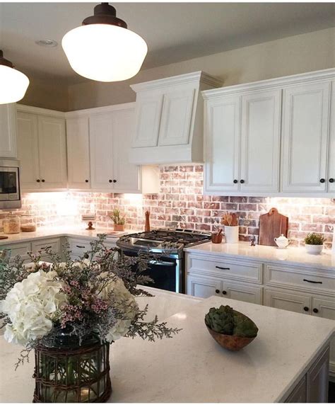 The use of white brick backsplash in the kitchen also can be supported by using black hanger to contrast the color of wall and the other utensils. Miraculous Cool Ideas: Inexpensive Backsplash Inspiration ...