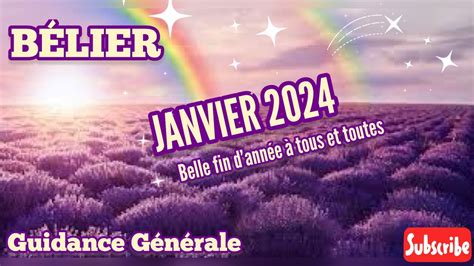 BÉLIER Guidance Générale JANVIER 2024 Du découragement Ne lâchez