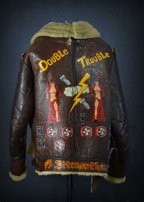 Carlosavo Wwii Bomber Jacket From The Crew Of The Double Trouble