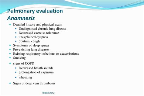 Ppt Preoperative Pulmonary Evaluation In Thoracic Surgeries