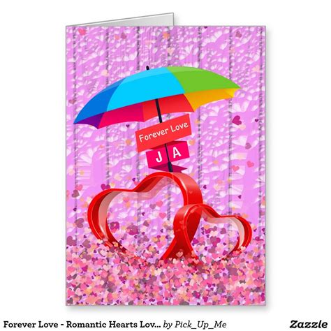 Forever Love Romantic Hearts Love Greeting Card Zazzle Holiday Design Card Greeting Cards